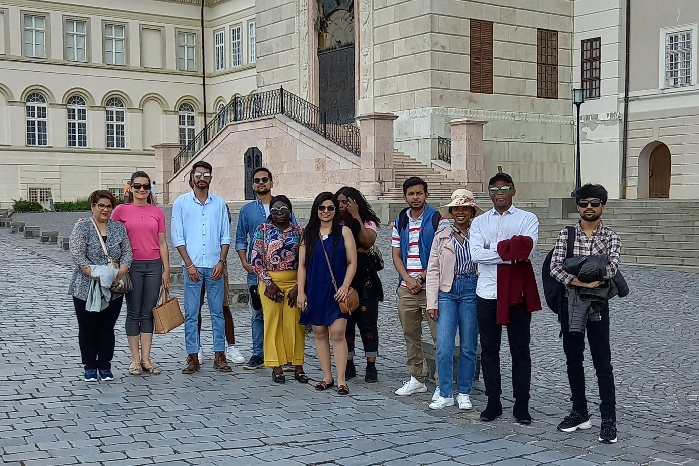 The international Christian scholarship students studying in Győr were also able to visit the 800-year-old basilica of the Pannonhalma Abbey.